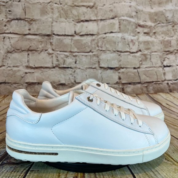 Birkenstock Other - Birkenstock Bend Low Men's Solid White Leather Low Lace Up Sneakers Size 9